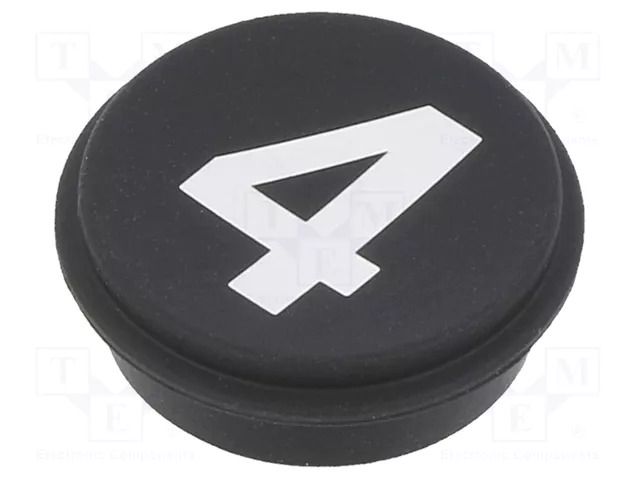 Button; round; Ø21mm; black; 09; Button marking: 4 EAO 09-0S12.C000237