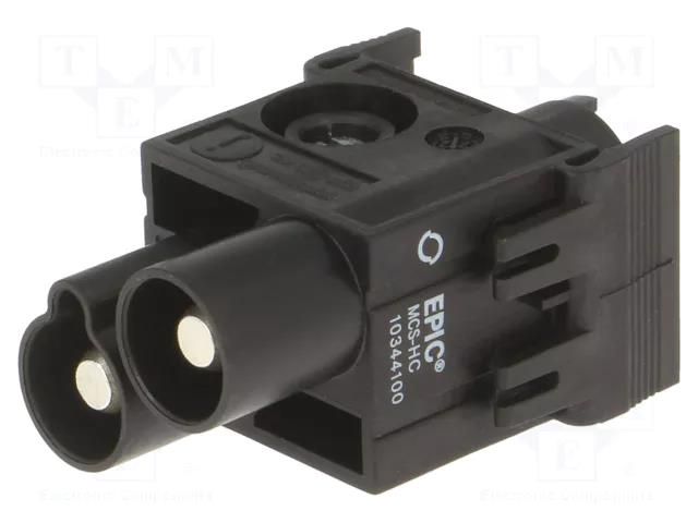 Connector: HDC; module; male; EPIC® MC; PIN: 2; 82A; 1kV; 10÷25mm2 LAPP 10344100