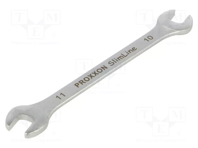 Wrench; spanner; 10mm,11mm; Chrom-vanadium steel; SlimLine PROXXON PR23834