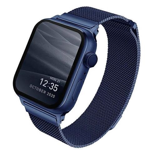 Uniq Dante Stainless Steel Strap for Apple Watch 1/2/3/4/5/6/7/8/SE/SE2 38/40/41mm - Blue, UNIQ 8886463675755 8886463675755