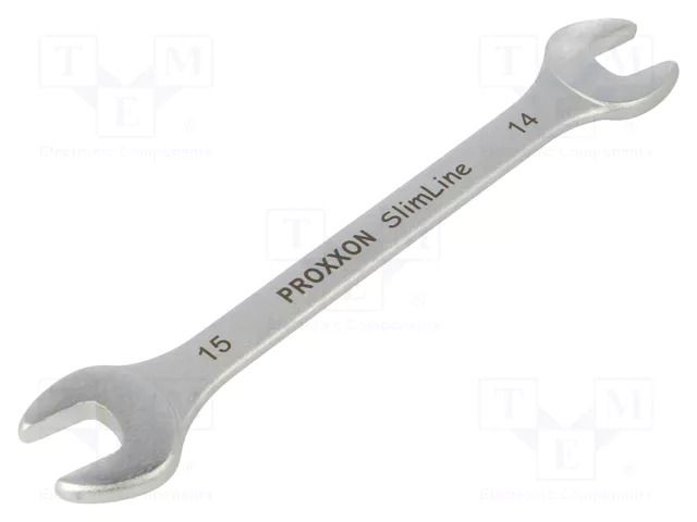 Wrench; spanner; 14mm,15mm; Chrom-vanadium steel; SlimLine PROXXON PR23840