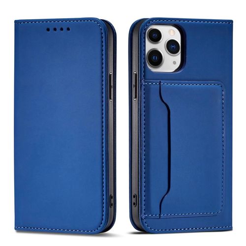 Magnet Card Case for iPhone 12 Pro cover card wallet card stand blue, Hurtel 5907769342264 5907769342264