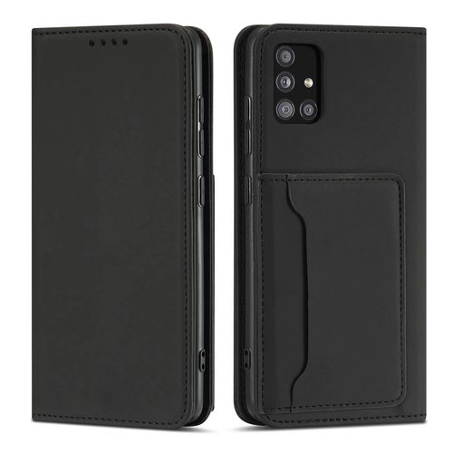 Magnet Card Case for Xiaomi Redmi Note 11 Pouch Card Wallet Card Holder Black, Hurtel 5907769342639 5907769342639