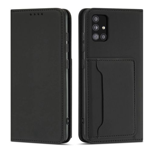 Magnet Card Case Case for Xiaomi Redmi Note 11 Pro Pouch Wallet Card Holder Black, Hurtel 5907769342653 5907769342653