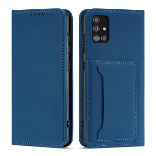 Magnet Card Case for Xiaomi Redmi Note 11 Pro Pouch Card Wallet Card Holder Blue, Hurtel 5907769342660 5907769342660