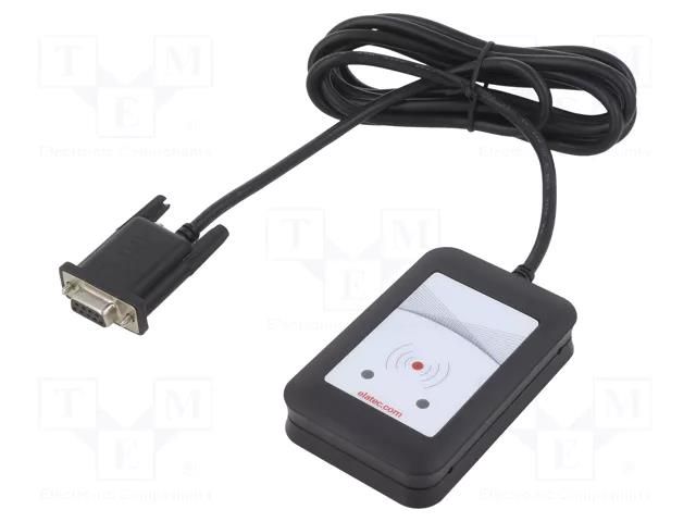 RFID reader; 4.3÷5.5V; RS232; antenna; Range: 100mm; 88x56x18.5mm ELATEC T4BT-FR2BEL6