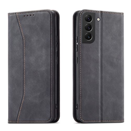 Magnet Fancy Case Case for Samsung Galaxy S22 + (S22 Plus) Pouch Wallet Card Holder Black, Hurtel 5907769341755 5907769341755