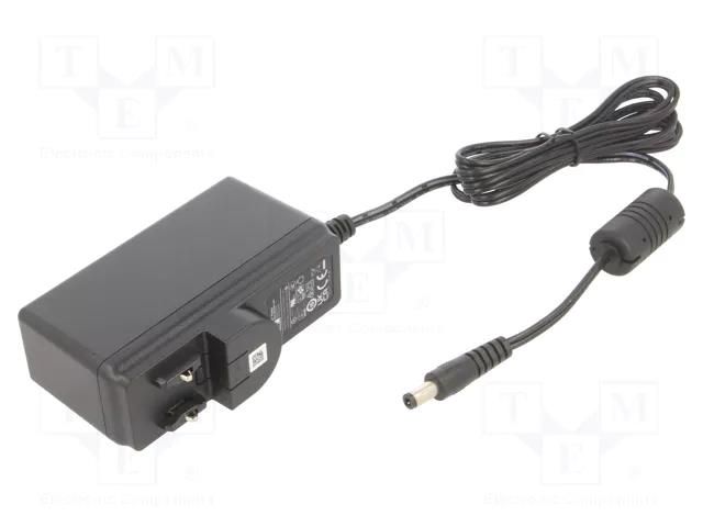 Power supply: switching; mains,plug-in; 30VDC; 1.2A; 36W; 89.3% XP POWER ACM36US30