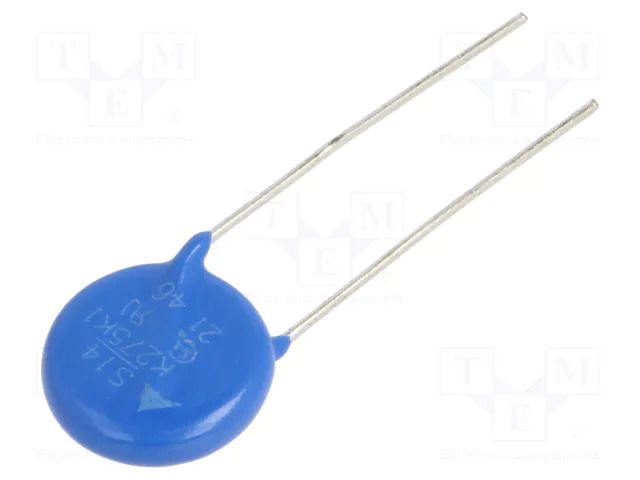 Varistor: metal-oxide; THT; 275VAC; 350VDC; 430V; 6000A; Ø16mm; 130J EPCOS / TDK B72214P2271K101