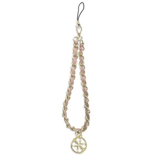 Guess pendant GUTSAS4P Phone Strap pink/pink Chain Metal 4G Charm, Guess 3666339048396 3666339048396