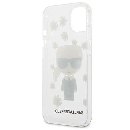 Karl Lagerfeld Flower Ikonik Karl Case for iPhone 13 mini - Transparent, Karl Lagerfeld 3666339049843 3666339049843