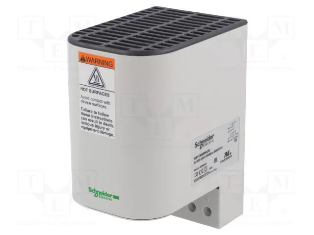 Blower; heating; 90W; 110÷250V; IP20; for DIN rail mounting SCHNEIDER ELECTRIC NSYCR50WU2C