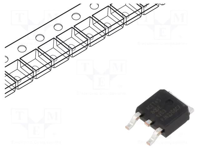 Thyristor: AC switch; 800V; Ifmax: 4A; Igt: 10mA; DPAK; SMD WeEn Semiconductors ACTT4S-800E.118