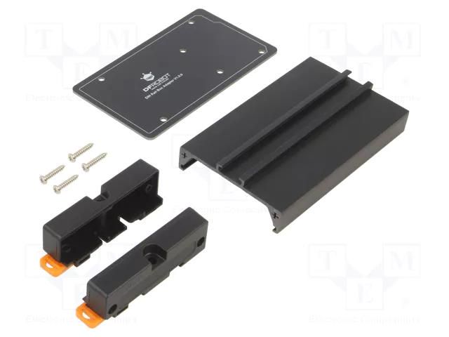 Enclosure: DIN rail mount bracket; Arduino Mega; PVC DFROBOT DF-DFR0191-R