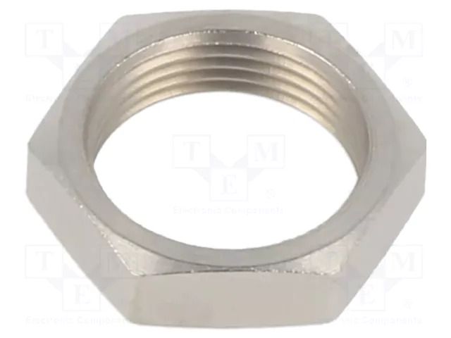 Accessories: nut; for mounting banana sockets on the panel STÄUBLI MU/M8X0.5-NI