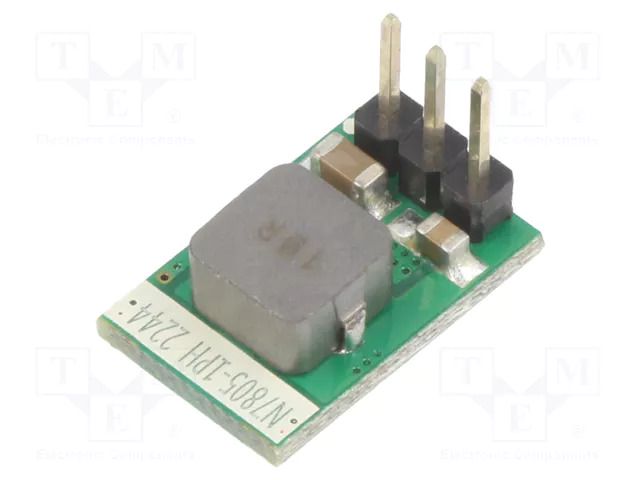 Converter: DC/DC; Uin: 8÷36VDC; Uout: -5VDC,5VDC; Iout: 0÷1000mA MEAN WELL N7805-1PH