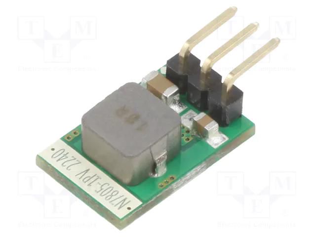 Converter: DC/DC; Uin: 8÷36VDC; Uout: -5VDC,5VDC; Iout: 0÷1000mA MEAN WELL N7805-1PV