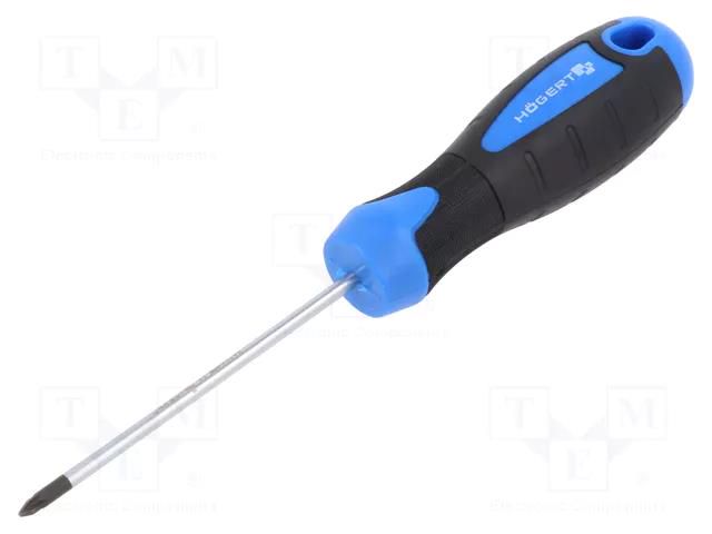 Screwdriver; Pozidriv®; PZ0; 75mm HÖGERT TECHNIK HT1S040