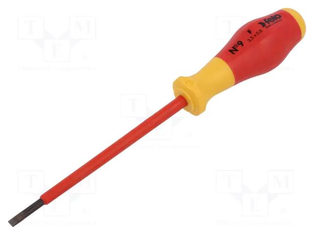 Screwdriver; insulated; slot; 3,5x0,8mm FELO FL91303590