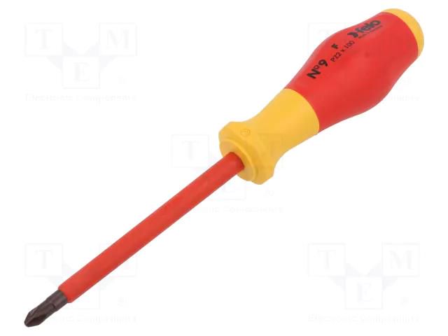 Screwdriver; insulated; Pozidriv®; PZ2 FELO FL91520390