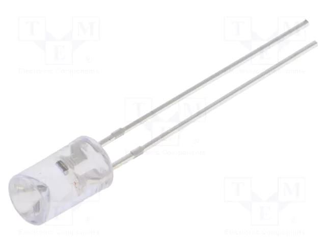 LED; yellow; 5mm; candle light effect; 750÷1120mcd; 120°; 2.5÷5VDC OPTOSUPPLY OSY5MK5MC1B