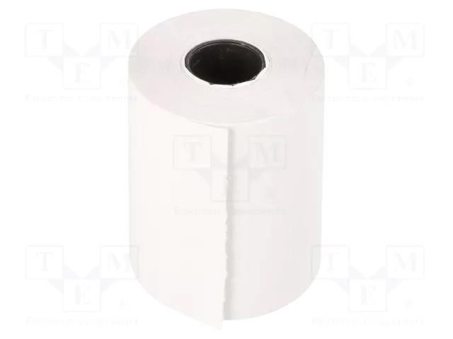 Office supplies: thermal roll; white; W: 57mm; L: 15m; Ø: 40mm; 10rl. QOLTEC QOLTEC-51893