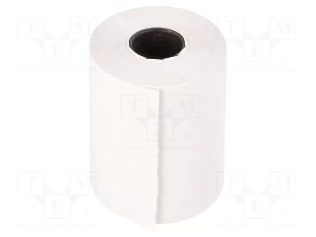 Office supplies: thermal roll; white; W: 57mm; L: 15m; Ø: 40mm; 10rl. QOLTEC QOLTEC-51893