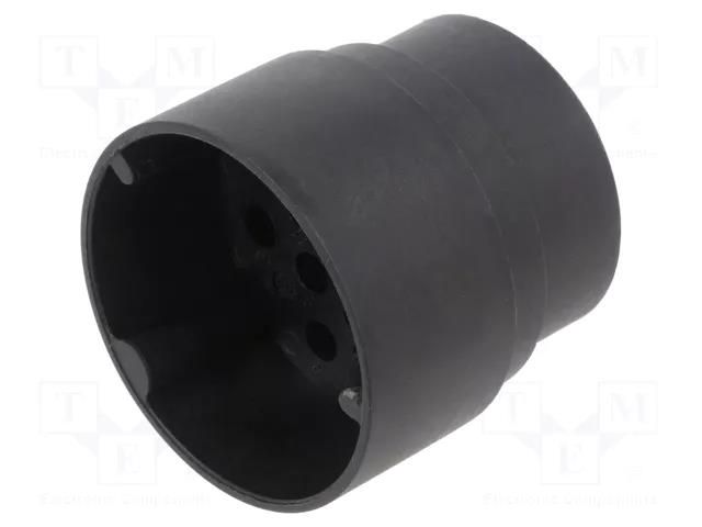 Connector: circular; male; contact insert; UIC558; PIN: 18; 10A; 60V HARTING 09580183001