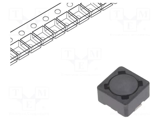 Inductor: wire; SMD; 8.2uH; Ioper: 5.54A; 17.6mΩ; ±20%; DR; -40÷125°C EATON ELECTRONICS DR125-8R2-R