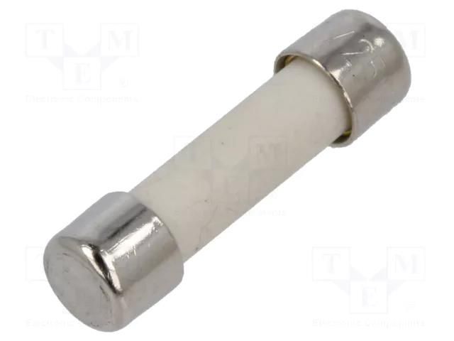 Fuse: fuse; 8A; 250VAC; ultra rapid; ceramic,cylindrical; 5x20mm SCHURTER 0034.0910