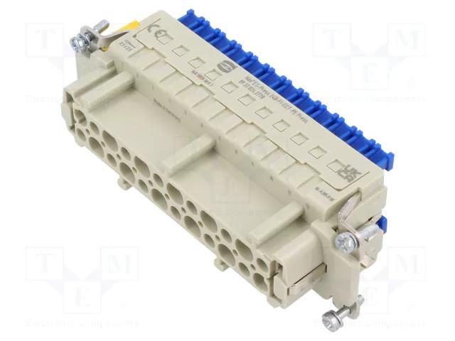 Connector: HDC; contact insert; female; Han® ES Press; PIN: 24 HARTING 09330242778