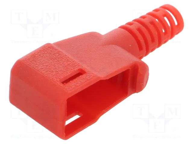 Accessories: plug case; red; Overall len: 35.5mm; Socket size: 4mm STÄUBLI KT425-SW-22