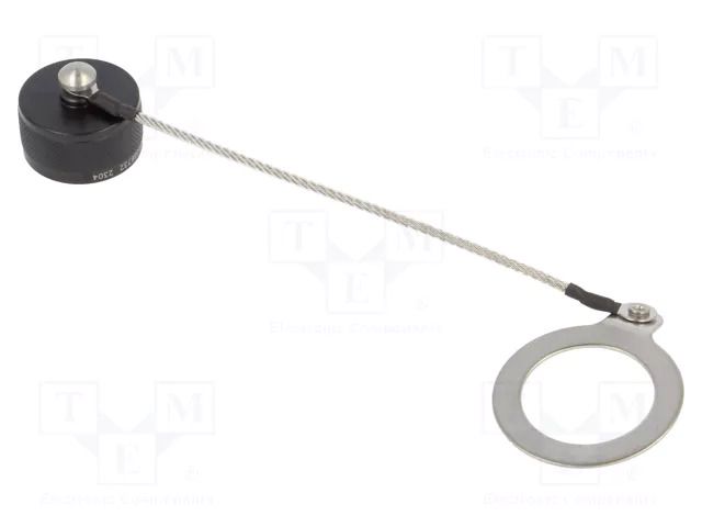 Protection cover; MIL-DTL-38999 Series III; size 13; black AMPHENOL AIR D38999/33Z13N