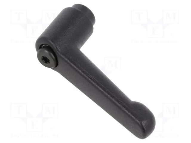 Lever; adjustable; Lever length: 45mm; Slider height: 24.5mm ELESA+GANTER GN300-45-M4-SW