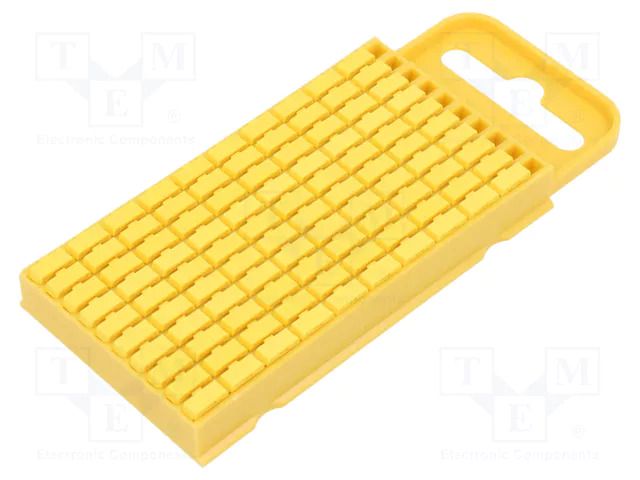 Markers; 4.3÷5.3mm; polyamide; yellow; -40÷85°C; push-in; WIC HELLERMANNTYTON WIC3-YELLOW-YE