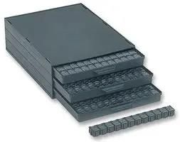 CABINET, 3DRAWER, BLACK, ESD 432 CONT A1-4 ESD 144