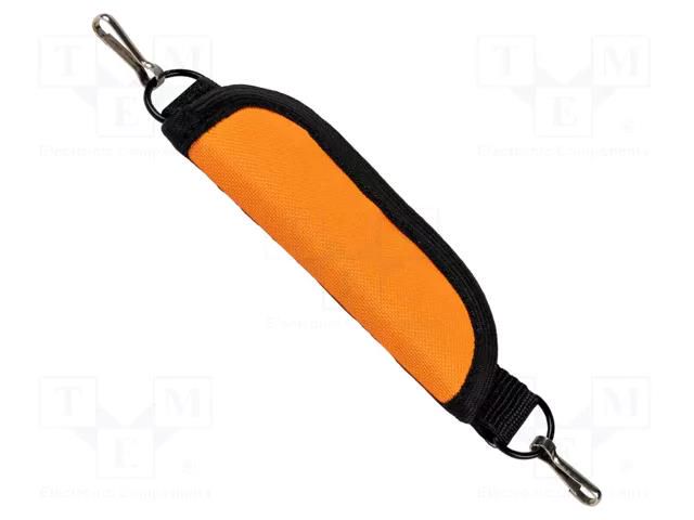 Strap for meters; orange,grey; metal,fabric SONEL WAPOZPAS6