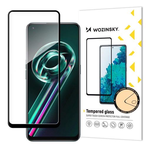 Wozinsky super tough full glue tempered glass full screen with frame case friendly realme 9 pro + (9 pro plus) black, Wozinsky 5907769309854 5907769309854