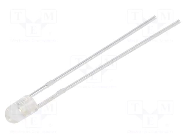 LED; yellow; 3mm; 1000mcd; 30°; Front: convex; 1.6÷2.4VDC LUCKYLIGHT LL-304YC2J-2BD