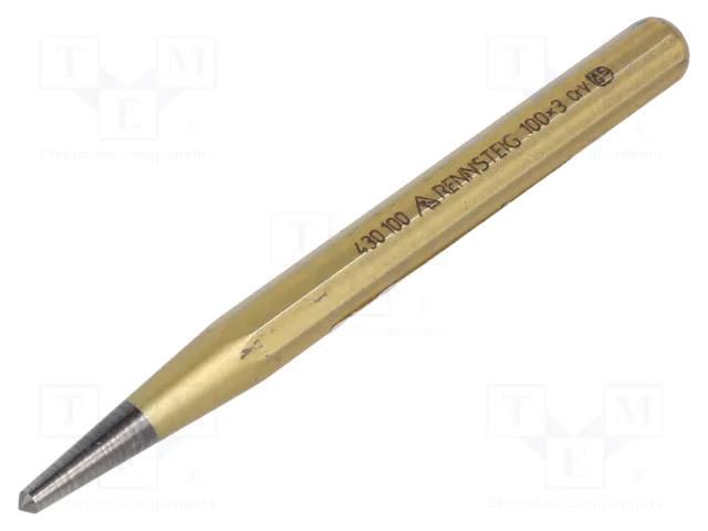Centre punch; 3mm RENNSTEIG REN.4301000