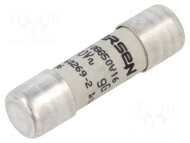 Fuse: fuse; 16A; 500VAC; gG; ceramic; 10x38mm SCHNEIDER ELECTRIC DF2CN16