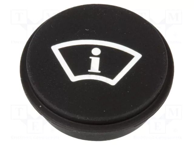 Button; round; Ø21mm; black; 09 EAO 09-0S12.2963