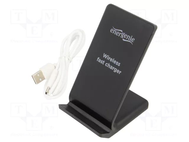 Inductance charger; black; Standard: Qi; 5VDC,9VDC; 10W; EnerGenie GEMBIRD EG-WPC10-02