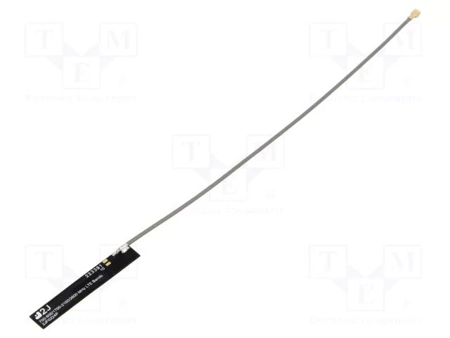 Antenna; 2G,3G,4G,GSM,LTE; 0.1dBi,1.4dBi,1.8dBi; glued; U.FL 2J Antennas F0224P015MC137UFL