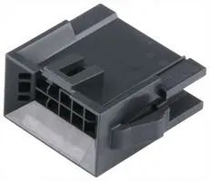 CONN HOUSING, PLUG, 8POS, 2.5MM, BLACK 224556-1208.