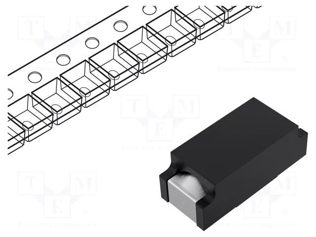 Fuse: fuse; 10A; 125VAC; 125VDC; quick blow; 7.4x3.1mm; SMD; OMF 125 SCHURTER 3404.0021.22
