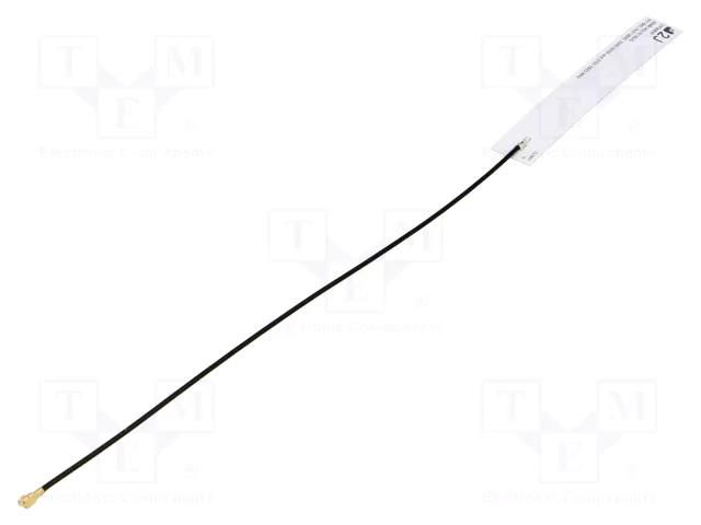 Antenna; 2G,3G,4G,5G,GSM,LTE; 0.1dBi,2.1dBi,3.1dBi,4.2dBi; U.FL 2J Antennas F0683P018MC137BUFL