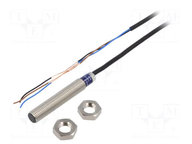 Sensor: inductive; OUT: PNP / NC; 0÷2.5mm; 10÷58VDC; M8; 2m; IP67 TELEMECANIQUE SENSORS XS608B1PBL2