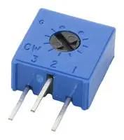TRIMMER, POT, 10K, 1TURN, THD M63X103KB40