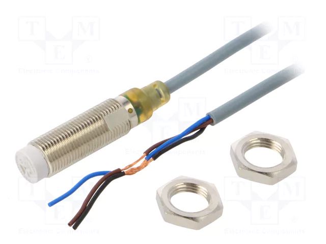 Sensor: inductive; OUT: PNP / NC; 0÷8mm; 10÷36VDC; M12; 2m; IP67 CARLO GAVAZZI ICB12S30N08PC